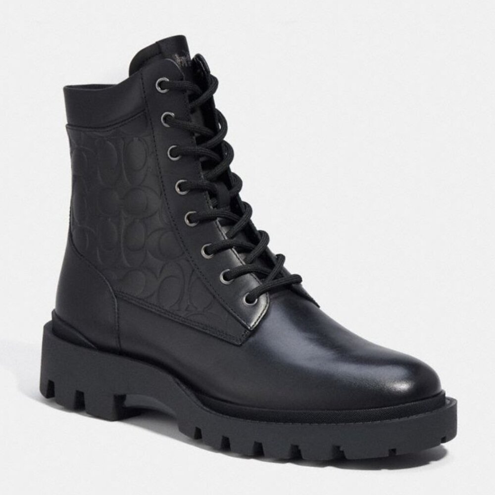 NWT Coach Citysole boots Men Black US 13